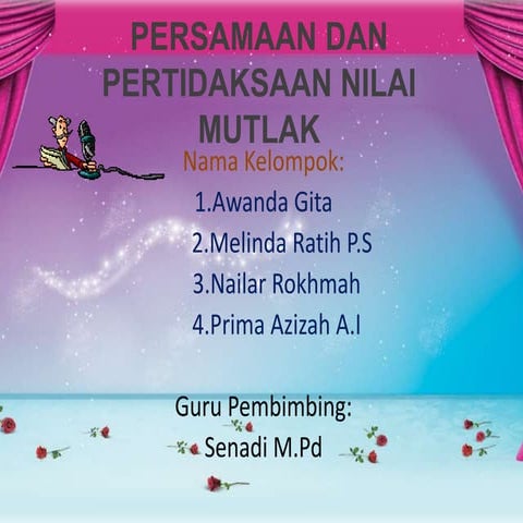 Persamaan dan pertidaksaan nilai mutlak MATEMATIKA KELAS X