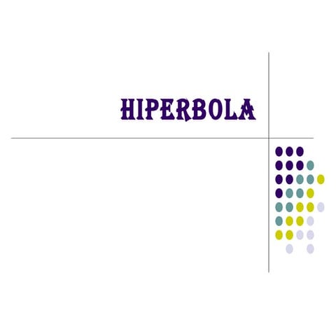 Persamaan hiperbola