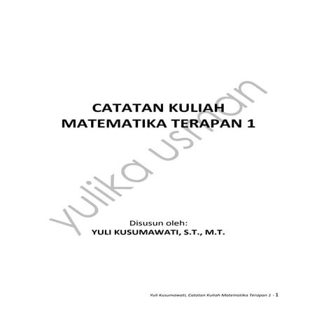 Persamaan linear dan matriks