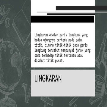 Persamaan Lingkaran Materi SMA Materi dan Contoh Soal