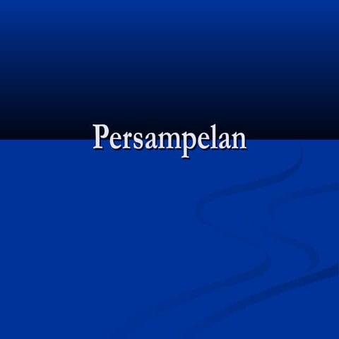 Persampelan