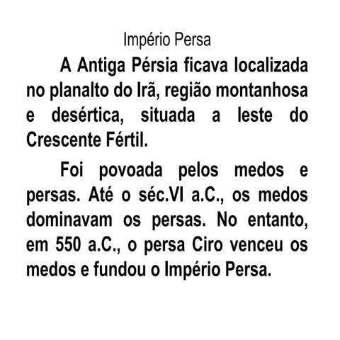 Persas | PPT