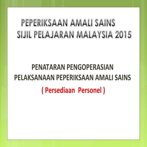 Persediaan personel