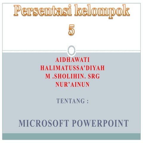 Persentasi kelompok 4