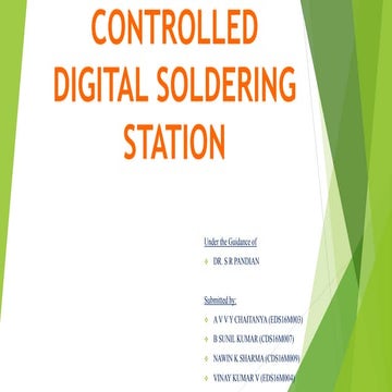 Temperature controlled Digital Soldering Station
