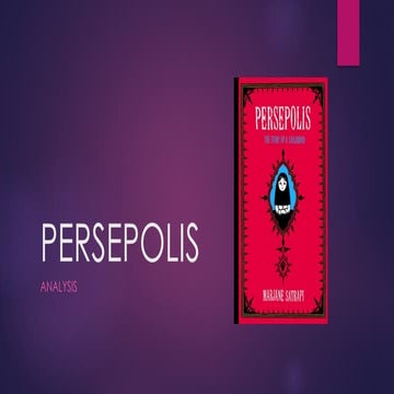 Analysis of the graphic novel "PERSEPOLIS".pptx