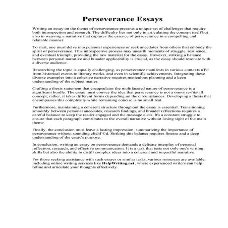 Perseverance Essays.pdf