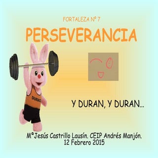 Perseverancia ceip andrés manjón