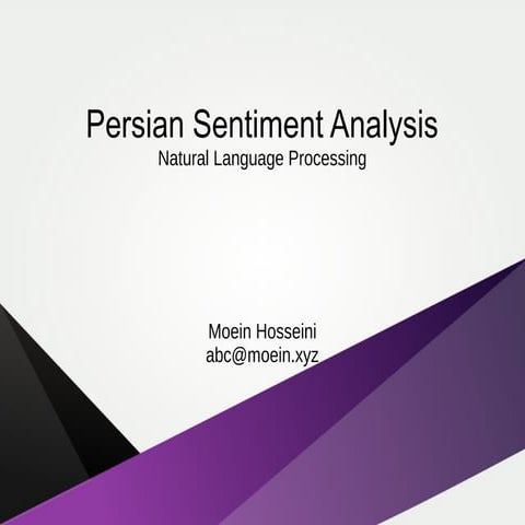Persian setiment analysis