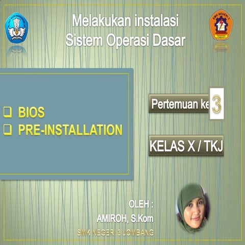 Setting bios | PPTX