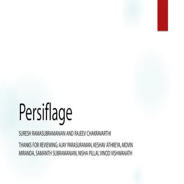 Persiflage prelims with answers srs and rajeev