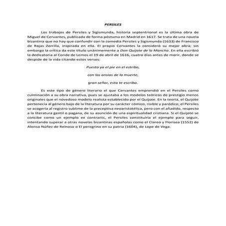 Persiles