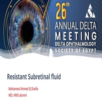 persistent subretinal fluid in best dystrophy