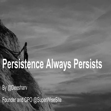 Persistence