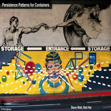 Persistence patterns for containers