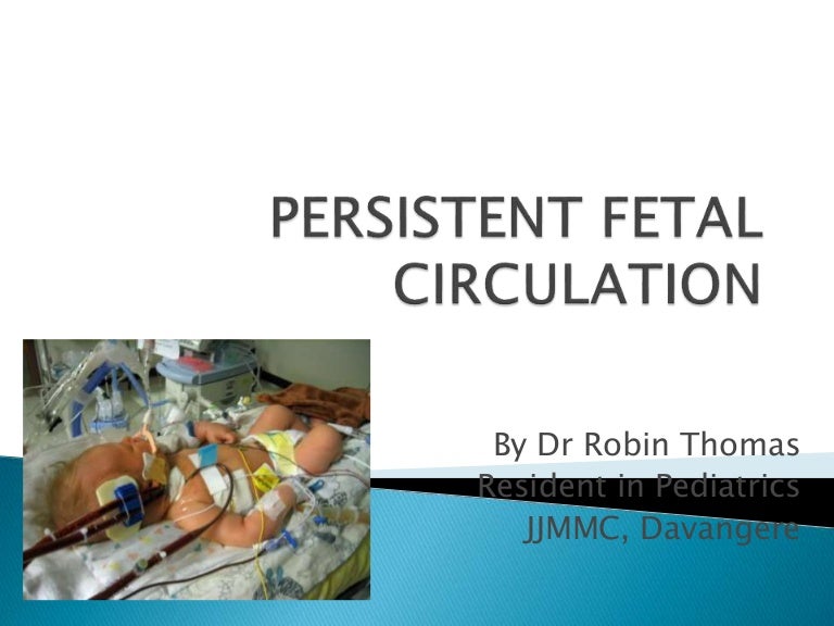 Persistent fetal circulation