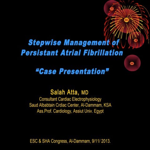 Persistent Atrial Fibrillation Management: Case preventation