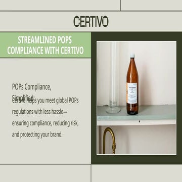 Persistent Organic Pollutants (POPs) Compliance Software for every ...