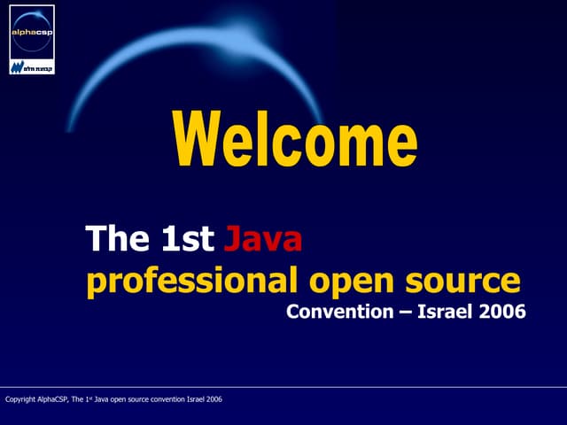 Persisting Your Objects In The Database World @ AlphaCSP Professional OSS Con...