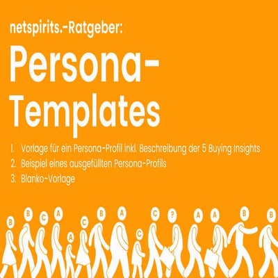 Persona Template Deutsch - Vorlage Erstellung Personas