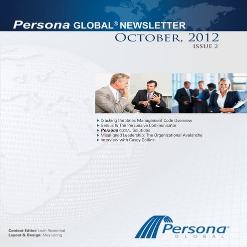 Persona global october newsletter