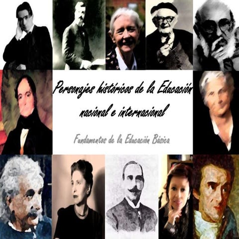 Personajes en la Historia de la Educación