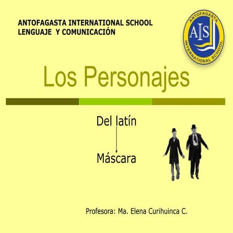 Personajes tipología ais
