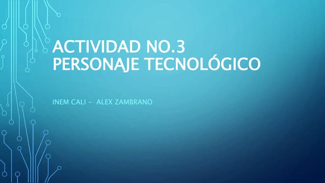 Personaje tecnológico