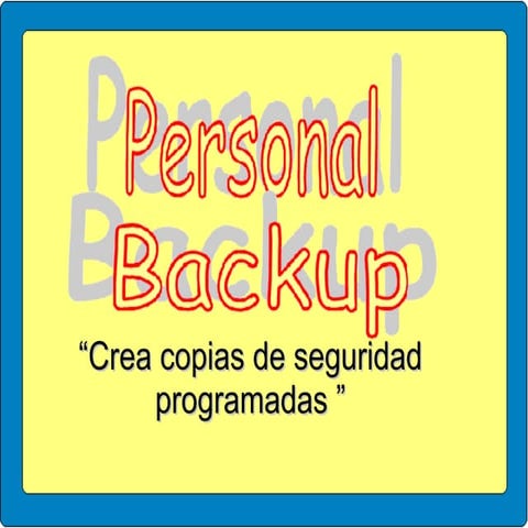 Personal Backup | PPT