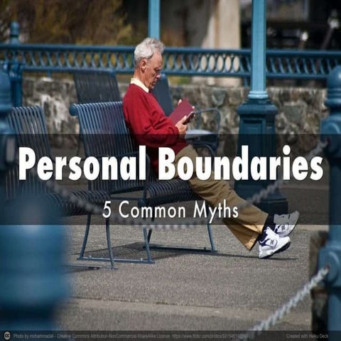 Personal Boundaries: 5 Common Myths
