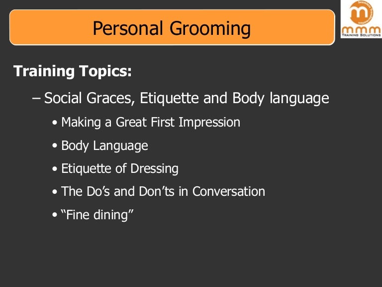 Personal Grooming