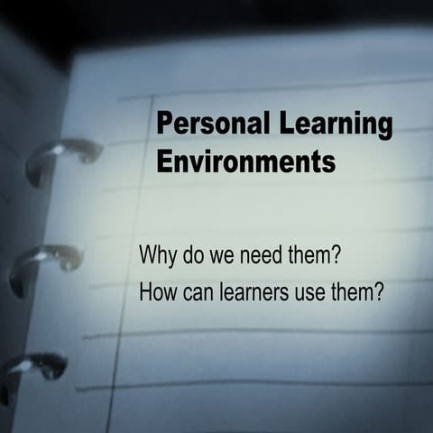 Personal Learning Environments - How to Google one