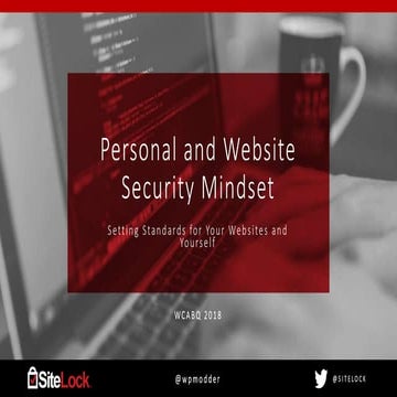 The Personal and Website Security Mindset