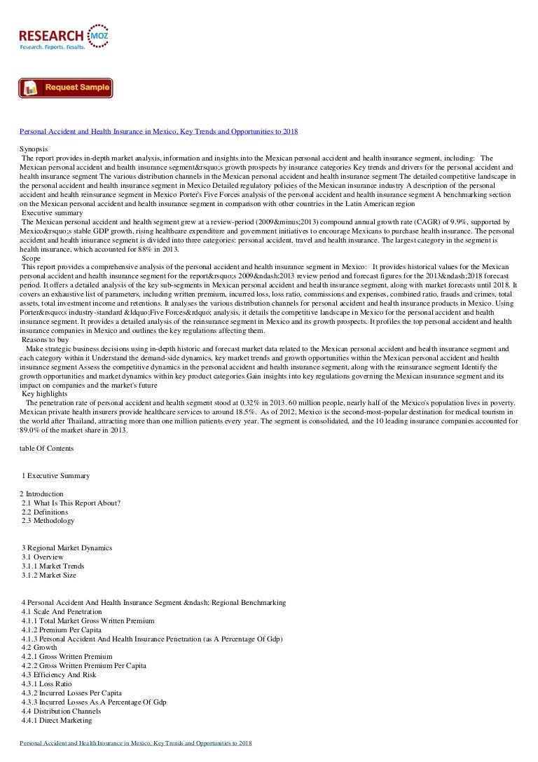 Personal Accident And Illness Insurance