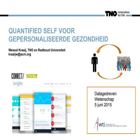 Quantified Self voor gepersonaliseerde gezondheid