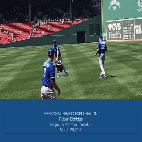 Personal brand exploration Robert Eldridge