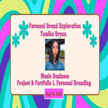 Personal Brand ExplorationPersonal Brand Exploration | PDF