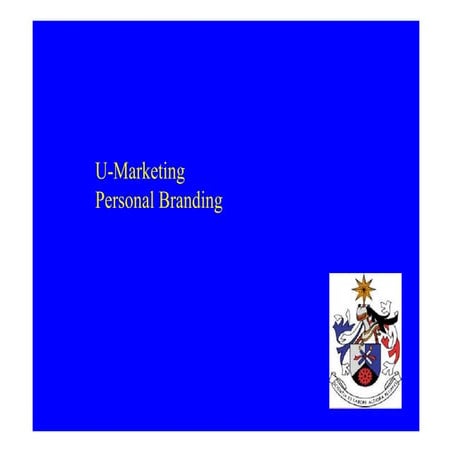 Personal Branding - U Marketing