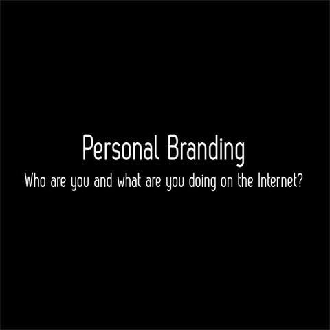 Personal Branding Workshop