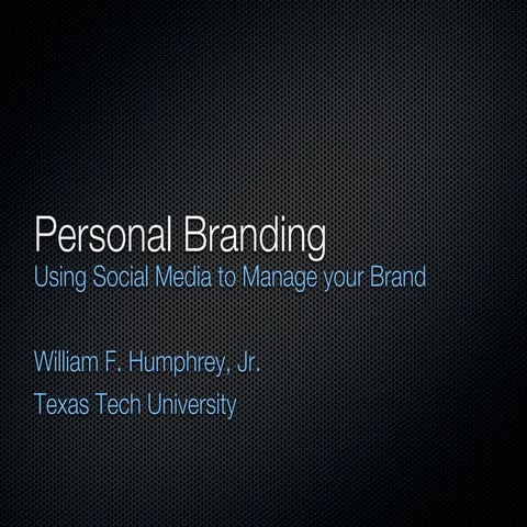 Personal branding