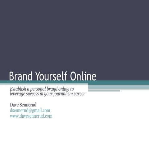 Brand Yourself Online