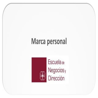 Webinar MARCA PERSONAL