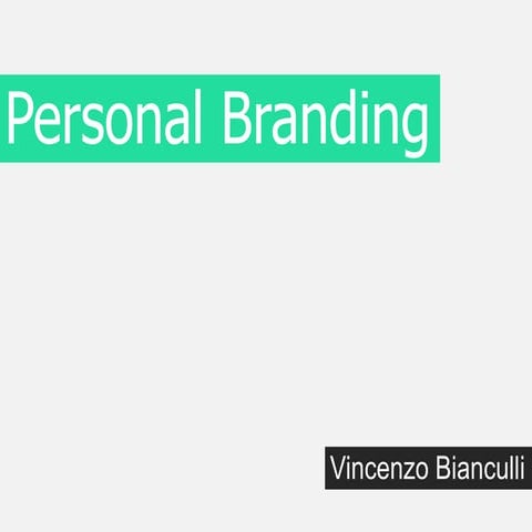 Personal Branding