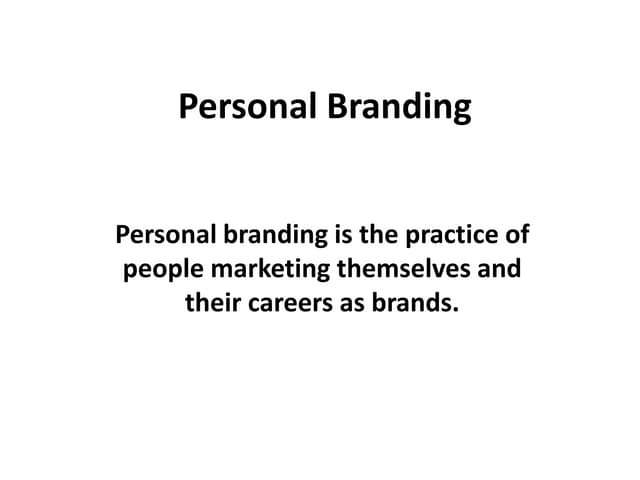 "Personal Branding"_By_ Saddam_Rahmani