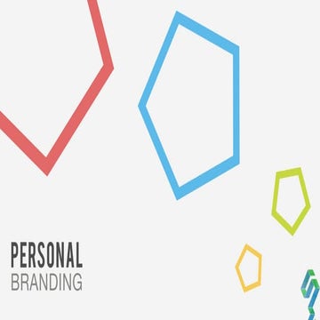 Personal Branding Presntation - 10/29/2014 @ Solo Founders Unite
