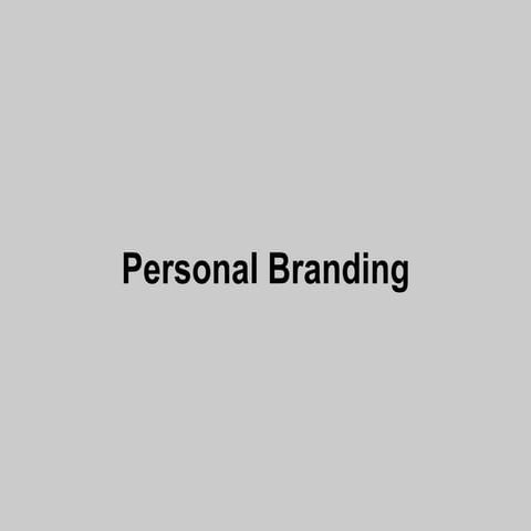 Personalbranding