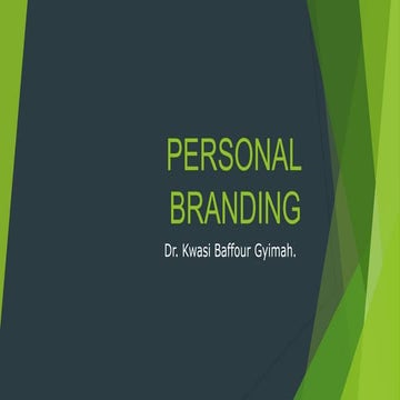 Personal branding