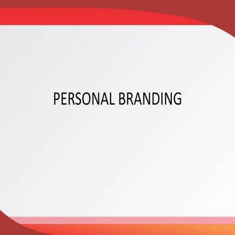 Personal branding
