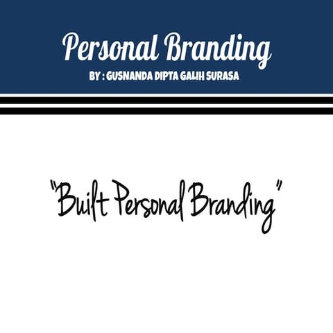 Personal branding