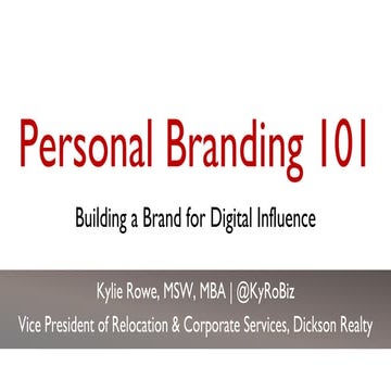 NCET Biz Bite – Personal Branding 101: Building a Brand for Digital Influence...